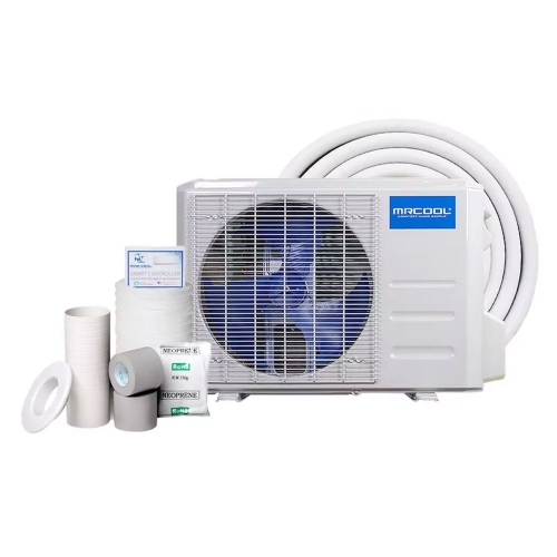 MRCOOL Advantage – système de thermopompe murale sans conduit 9.000 BTU, blanc