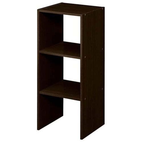 ClosetMaid Decorative Home Stackable 2-Cube Organizer Storage, Espresso