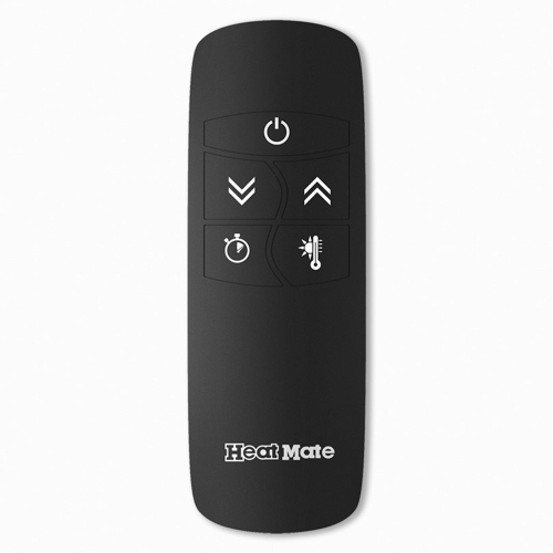 Sengoku HeatMate Weatherproof Graphite Patio Heater with Remote, Black