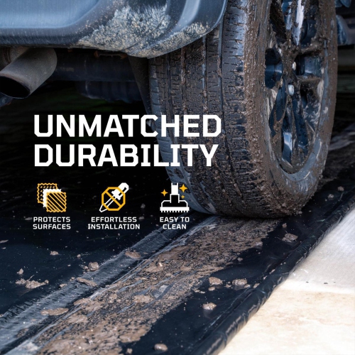 AutoFloorGuard AFG7918 7.75 Foot by 18 Foot Compact Size Garage Containment Mat