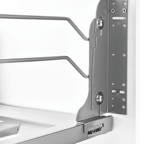 35 qt de poubelle de cuisine rétractable Rev-A-Shelf. Avec fermeture en douceur, 53RD-1535SCDM-113