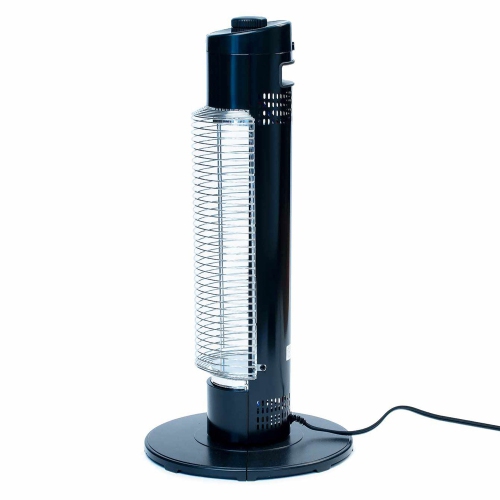 Sengoku HeatMate Portable Instant Graphite Medium Tower Electric Heater, Black