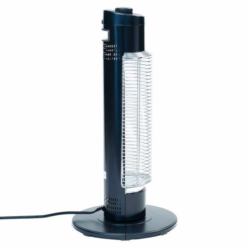 Sengoku HeatMate Portable Instant Graphite Medium Tower Electric Heater, Black