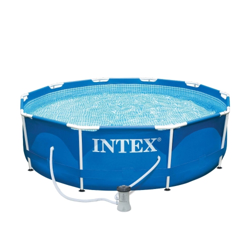 Piscine hors-terre à cadre métallique Intex 10&nbsp;pi x 30&nbsp;po avec pompe à filtre