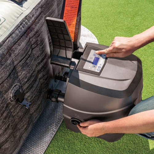 Intex PureSpa Plus Greystone Hot Tub, 94 x 28", w/ S1 Filter Cartridge