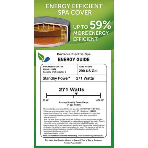 Intex PureSpa Plus Greystone Hot Tub, 94 x 28", w/ S1 Filter Cartridge