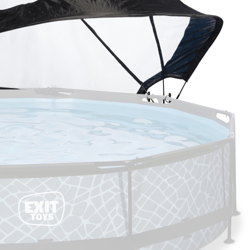 EXIT Toys – Boîtier en dôme à couvercle multifonction rond de 12 pi pour piscines extérieures