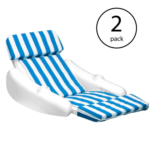 Swimline SunChaser Swimming Pool Padded Floating Luxury Chair Lounger