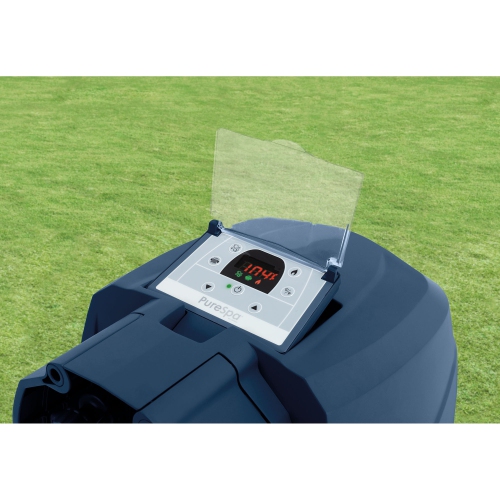 Intex – Ensemble de spa gonflable rond pour 6 personnes PureSpa plus avec 170 jets d’air, bleu