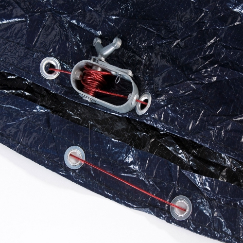 24' Blue Round Above Ground Swimming Pool Winter Cover