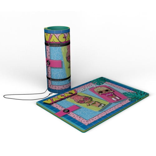 FLOATATION IQ  Novation Iq Mini Floating Oasis 6 X 4 Water Mat, Vacay All Day