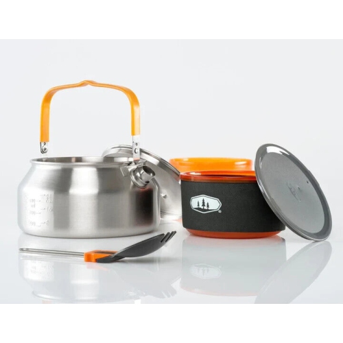 GSI Outdoors | Glacier Stainless Ketalist Camping Cookset Teapots Kettle Outdoor