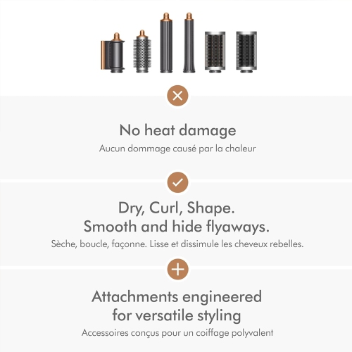 Remis à neuf excellent - Airwrap Styler Complete long - nickel/cuivre