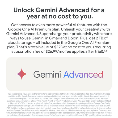 Pixel 9 Pro de 128 Go de Google avec Virgin Plus - Vert lichen - Financement mensuel