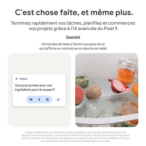 Pixel 9 de 128 Go de Google avec Virgin Plus - Thé des bois - Financement mensuel