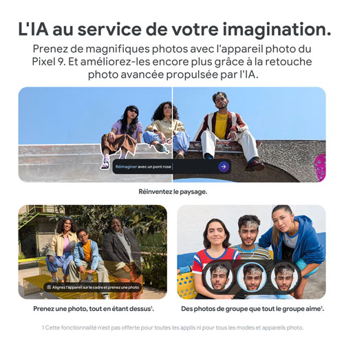 Pixel 9 de 128 Go de Google avec Virgin Plus - Thé des bois - Financement mensuel