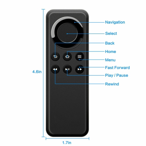CV98LM Voice Remote Control for Amazon Fire stick TV Gen1 & Gen2