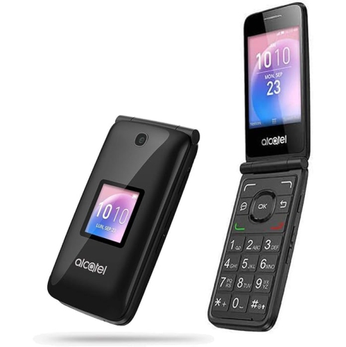 Alcatel GO FLIP 4044 Flip Phone for Seniors Big Buttons Easy to Use - Black - Open Box