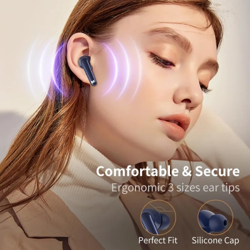 Monster N-Lite 203 AirLinks Wireless Earbuds, Bluetooth 5.3 Headphones with HiFi Stereo, Crystal Clear Calls, 30H Playback, Type-C Charging, Touch