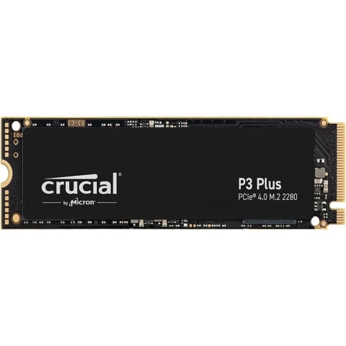 Crucial P3 Plus 2TB PCIe Gen4 3D NAND NVMe M.2 SSD, up to 5000MB/s - CT2000P3PSSD8