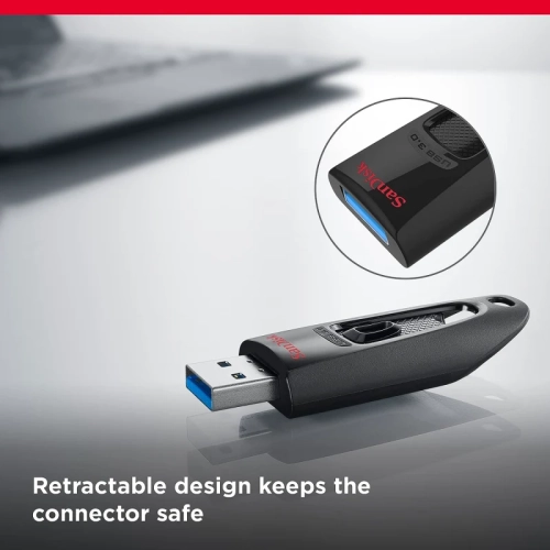 SanDisk 512GB Ultra USB 3.0 Flash Drive - High-Speed Storage