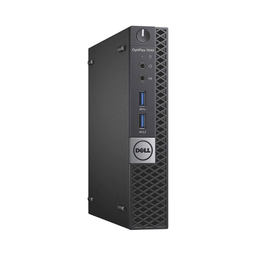 Refurbished - Dell Optiplex 7040 Micro Tower PC (Intel Quad Core i5-6500T/8GB RAM/256GB SSD/HDMI/VGA/Win 10)
