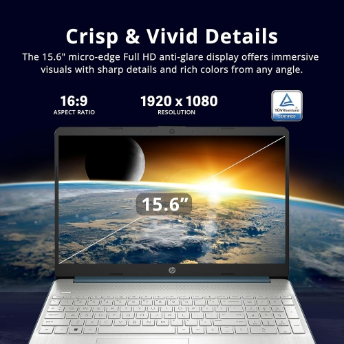 HP 15.6" Anti-Glare FHD Business Laptop, Intel i5-1235U, 2.28TB Storage(2TB SSD+288GB Docking Station Set), 32GB RAM, Intel Iris Xe Graphics, Number