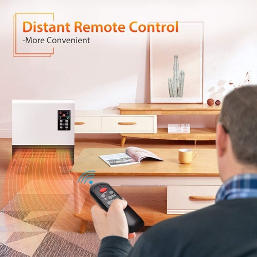 Nordic Hygge 1500-Watt Wall Mounted or Floor Portable Space Heater Infrared Quartz, Timer, Thermostat, Overheat Protection, ETL certificate