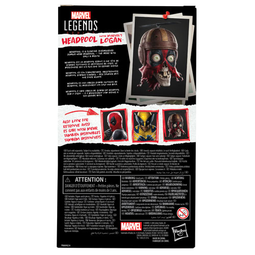 Hasbro Marvel Legends Series: Deadpool & Wolverine - Headpool with Marvel's Logan Action Figure