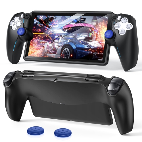 Étui protecteur pour PlayStation Portal, étui souple en silicone avec protection complète et capuchons antidérapants antidérapants pour PS5 Portal Re