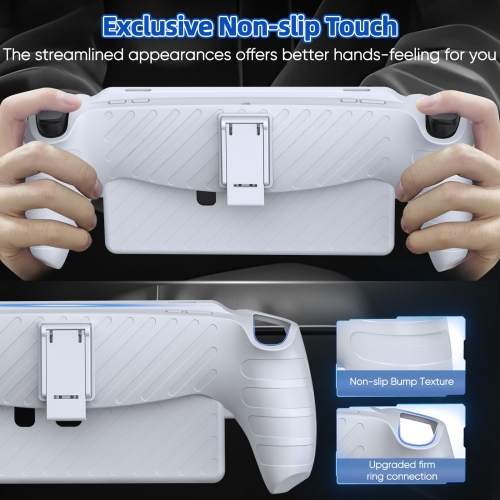 Étui pour Portal avec béquille de PlayStation, étui souple en TPUR pour accessoires de Portal de PS, protection complète et prise antidérapante pour