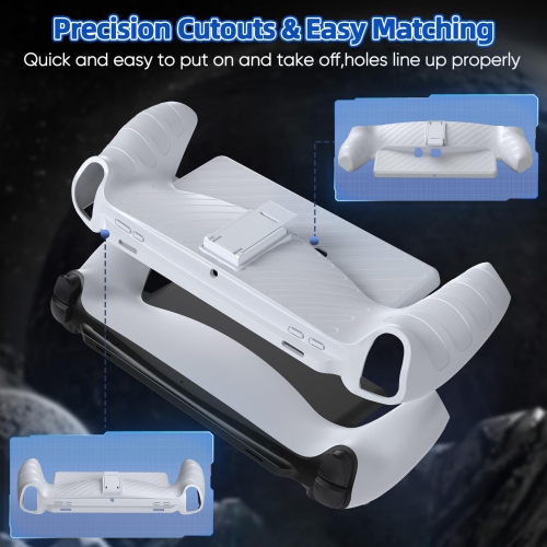 Étui pour Portal avec béquille de PlayStation, étui souple en TPUR pour accessoires de Portal de PS, protection complète et prise antidérapante pour