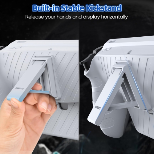 Étui pour Portal avec béquille de PlayStation, étui souple en TPUR pour accessoires de Portal de PS, protection complète et prise antidérapante pour