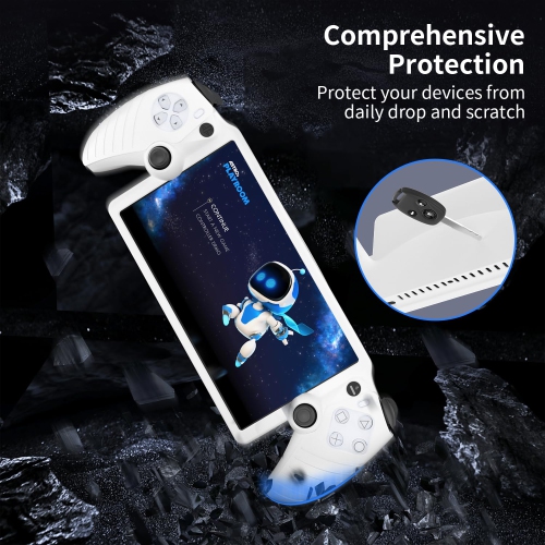 Étui protecteur pour PlayStation Portal, protecteur souple en silicone pour PS Portal Accessoires avec absorption des chocs, antidérapant et