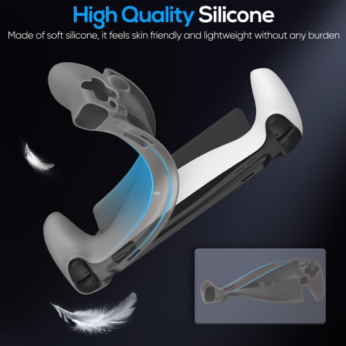 Étui de protection pour portail PlayStation, étui souple en silicone avec protection complète et accessoires antidérapants pour télécommande Portal