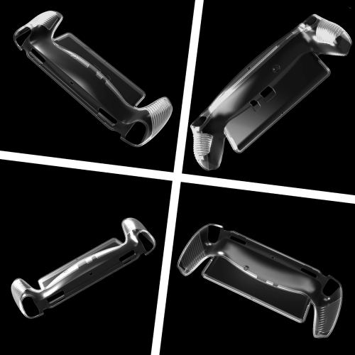 Clear Case with Screen Protectors for Playstation Portal- Soft TPU Back Case,Anti-Scratch Protective Clear Cover Skin and 2-Pack Tempered Glass