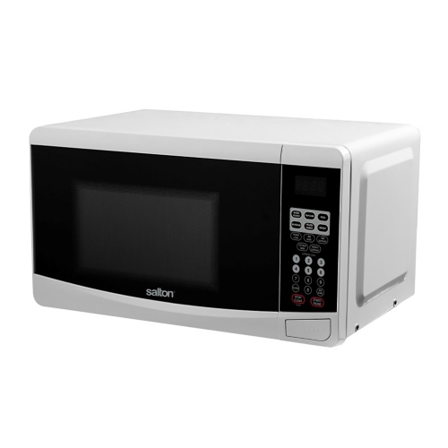 SALTON  - Microwave Oven, 0.7 Cubic Feet Capacity, 10 Power Levels, 700 Watts In White