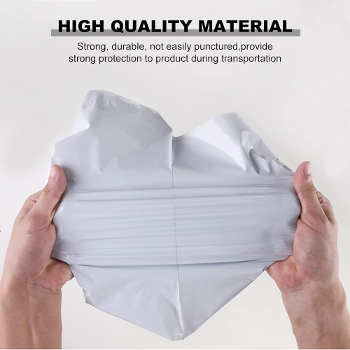 Enveloppes d’emballage de sacs messager d’axGear, enveloppes d’expédition poly à auto-sceau, 100/paquet, 6 x 12 po