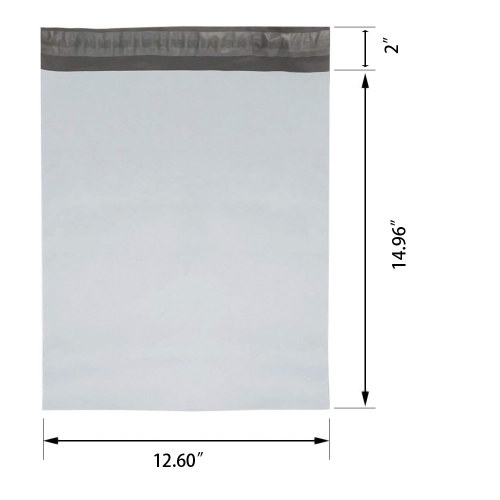 axGear Courier Bags Packing Envelopes Poly Self Seal Shipping Mailer 100/pack 13x17 inch