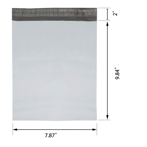 axGear Courier Bags Packing Envelopes Poly Self Seal Shipping Mailer 100/pack 8x14 inch