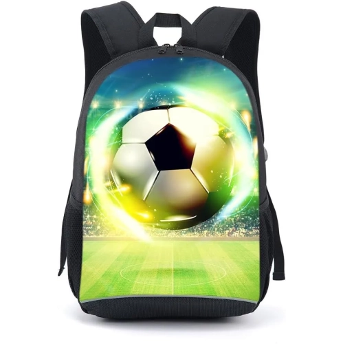 Cute Printed Backpack - School Soccer Back pack for Kids, Girls & Boys bag
