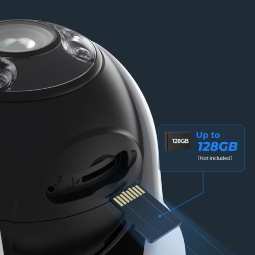 Reolink 4K Pan & Tilt Standalone Wireless Battery Camera, 5/2.4 GHz Dual-Band WiFi, Color Night Vision, Argus PT Ultra