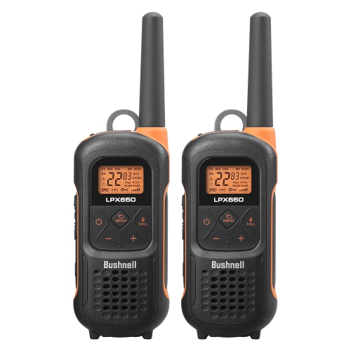 OPENBOX Bushnell Adventure 68KM Two Way Radios - FRS 2 Watt Long Range Rechargeable Walkie Talkie 2 Pack | LPX650
