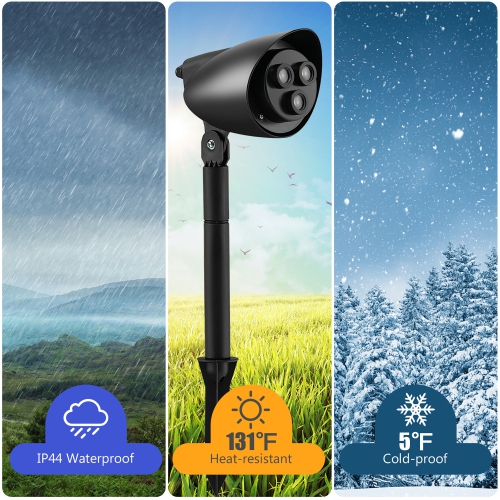 Costway Christmas Projector Light LED Projection Lamp with Lawn Stake & 3 LED Lights