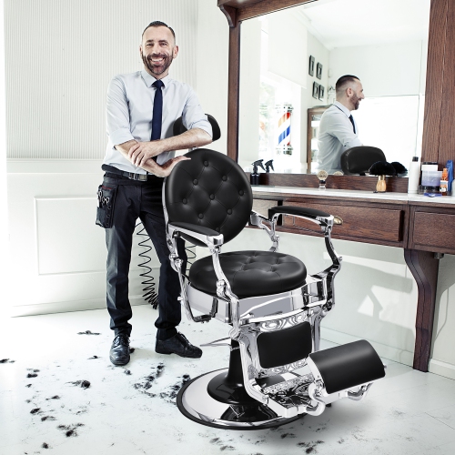 Costway Chair Salon Chair Hydraulic Recline Beauty Spa Styling Equipment