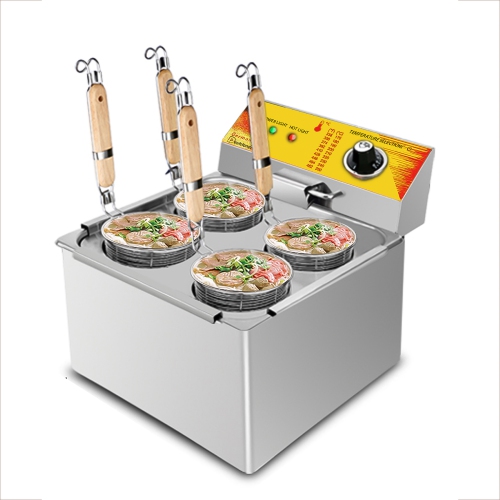 Electric Pasta Cooker | Noodle Machine | 4-Basket Hot Pot for Pasta and Noodles | 110V