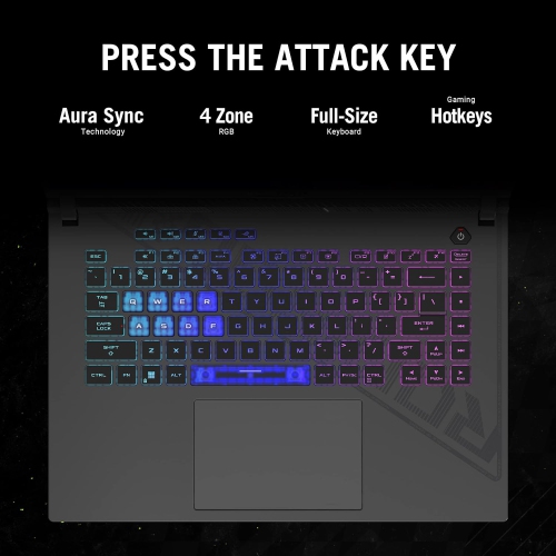 ASUS ROG Strix G16 ordinateur de jeu, écran 165&nbsp;Hz HD intégrale 16:10 de 16 po, NVIDIA® GeForce RTX™ 4060, Intel Core i7-13650HX, 64&nbsp;Go