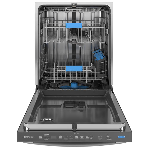 GE Profile 24" 45dB Built-In Dishwasher with Third Rack - Stainless Steel