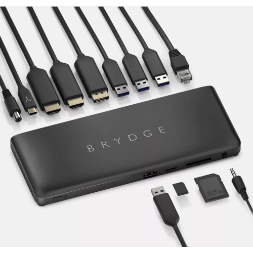 Brydge – Station d’accueil MST à trois écrans Stone-C de 4K W USB-C 3,0