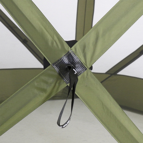 CLAM  Quick-Set Traveler 6 X 6 Ft Portable Outdoor 4 Sided Canopy Shelter In Green [This review was collected as part of a promotion